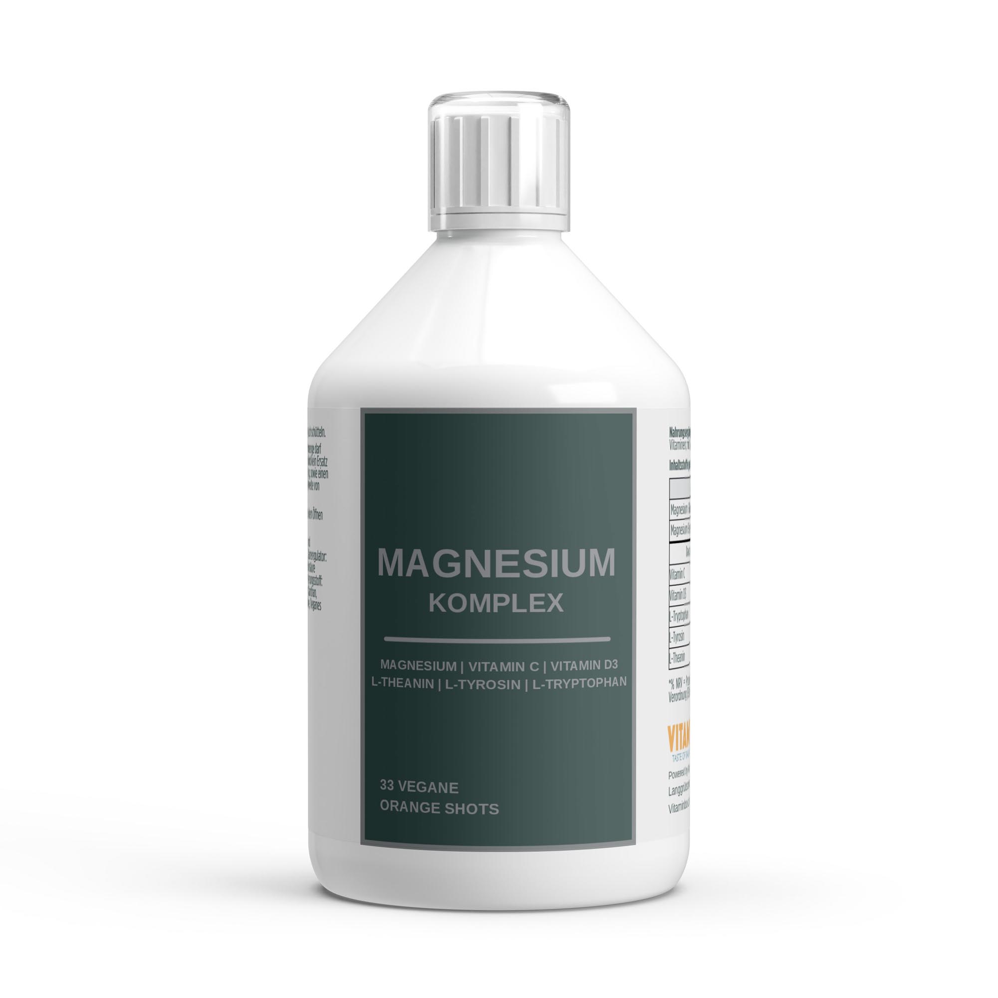 Magnesium Komplex Shots 500ml – Mineralstoffe – Vitaminbox